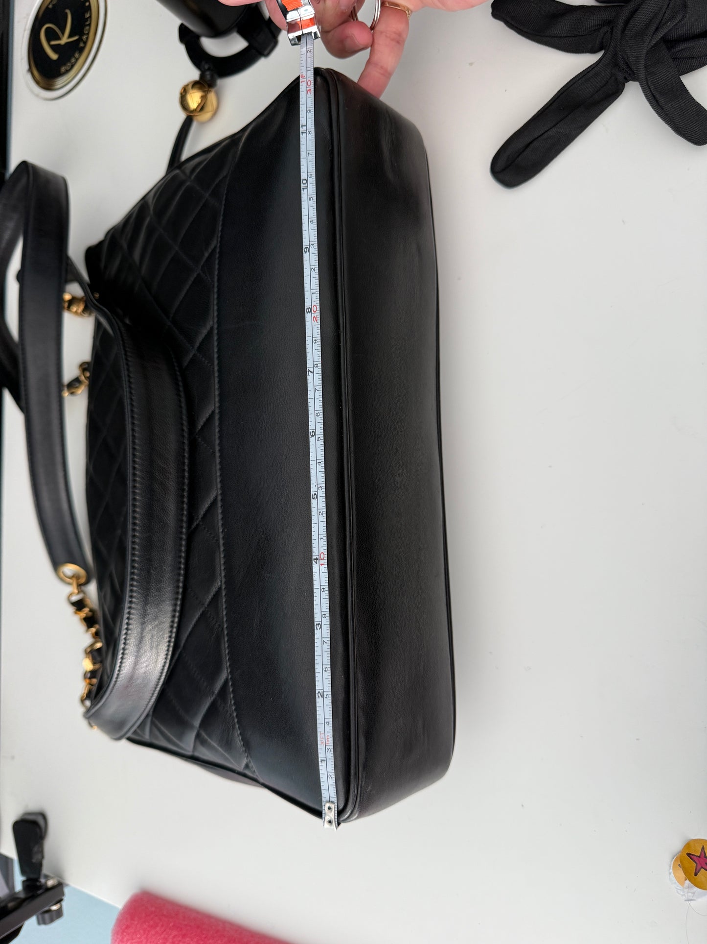 Chanel Lambskin Quilted Shoulder Bag