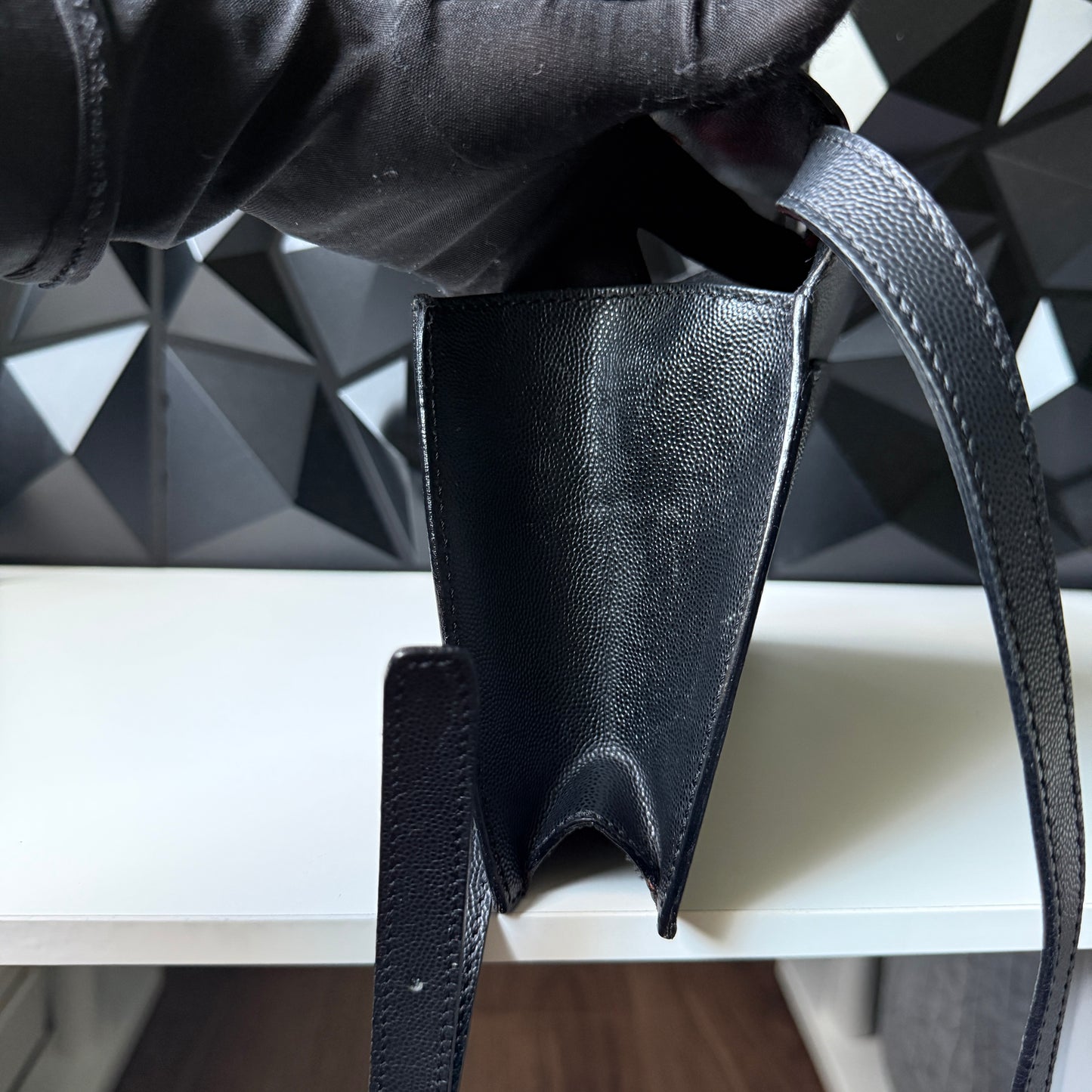 Vintage Celine Black Leather Bag