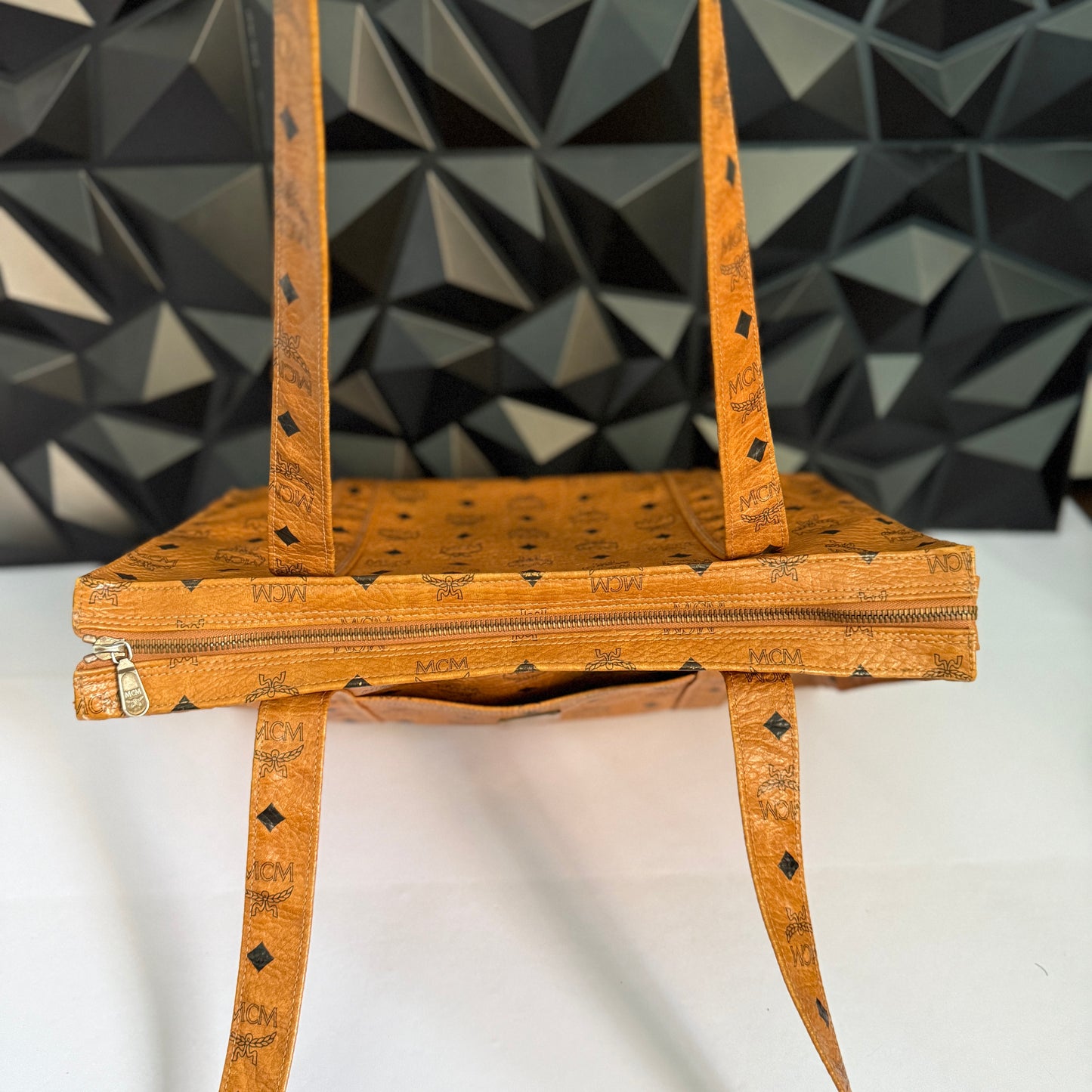 MCM Shoppers Tote Long Handle