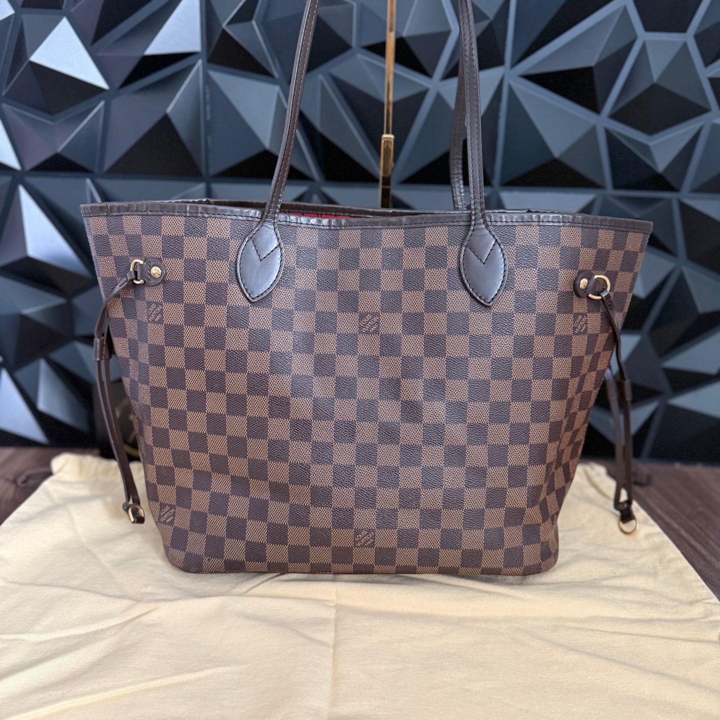 Louis Vuitton Neverfull MM, Damier Ebene