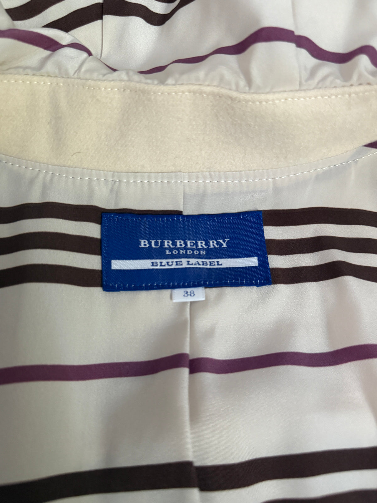 Burberry Blue Label Coat with hood
