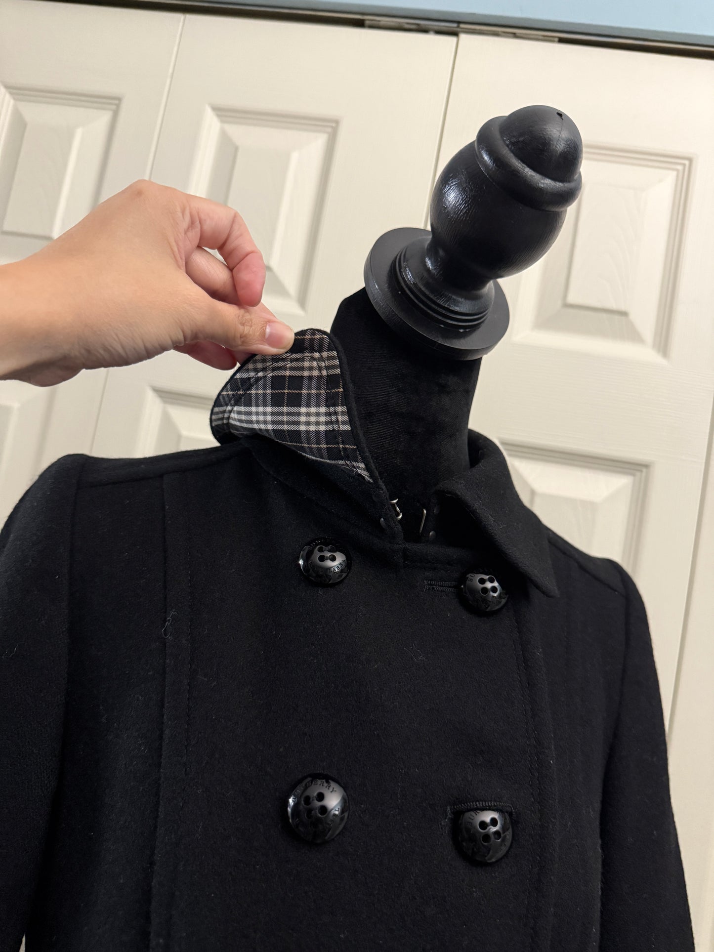 Burberry Blue Label Wool Trench Coat