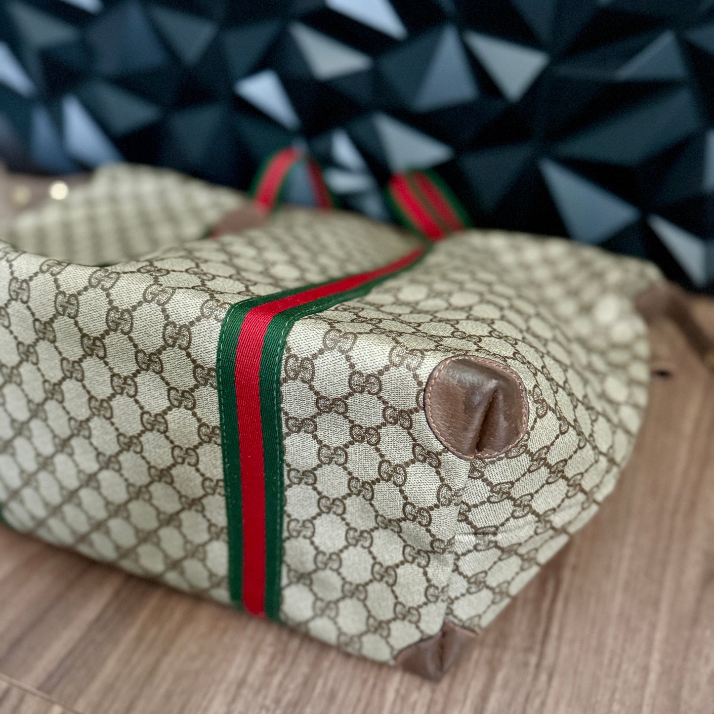 Gucci XL Sherry Line Tote Bag