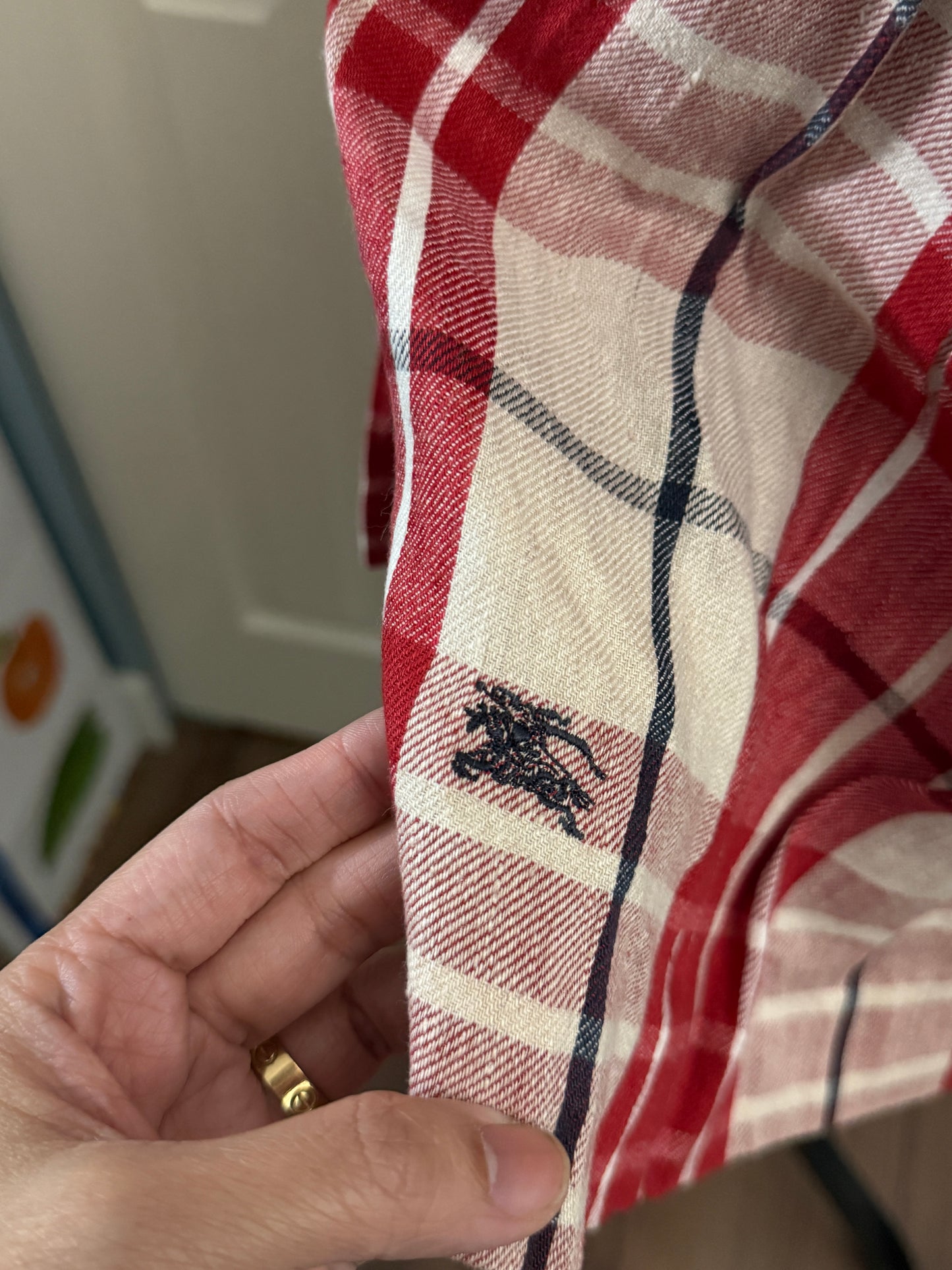 Burberry Blue Label Plaid Skirt