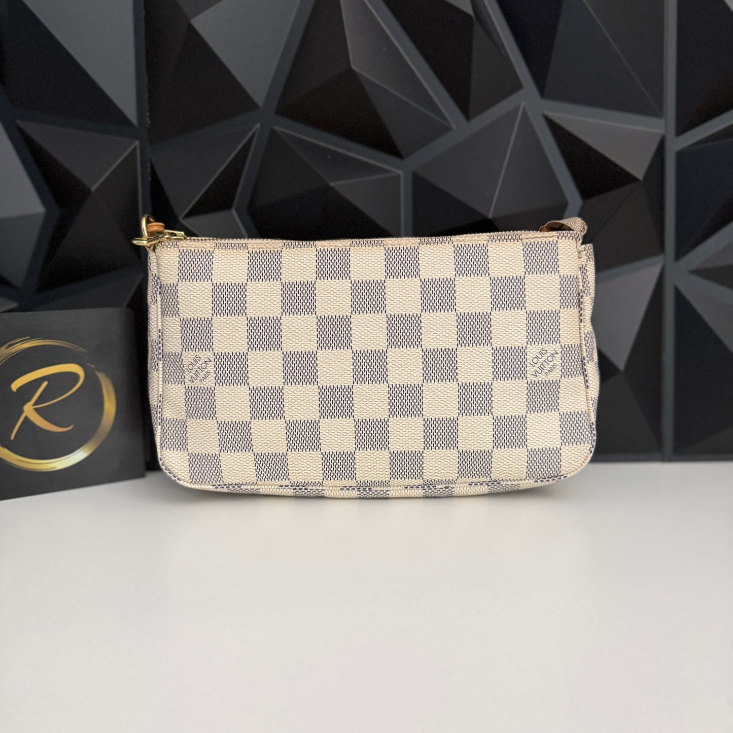 Louis Vuitton Pochette Accessoires, Damier Azur