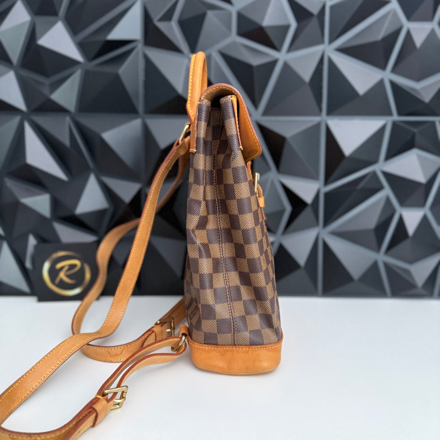 Limited Edition 100th Anniversary Centenaire Damier Ebene Soho backpack