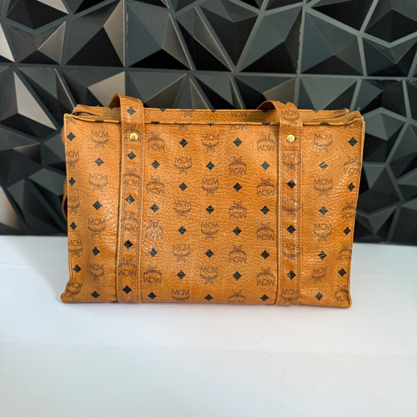 MCM Shoppers Tote Long Handle