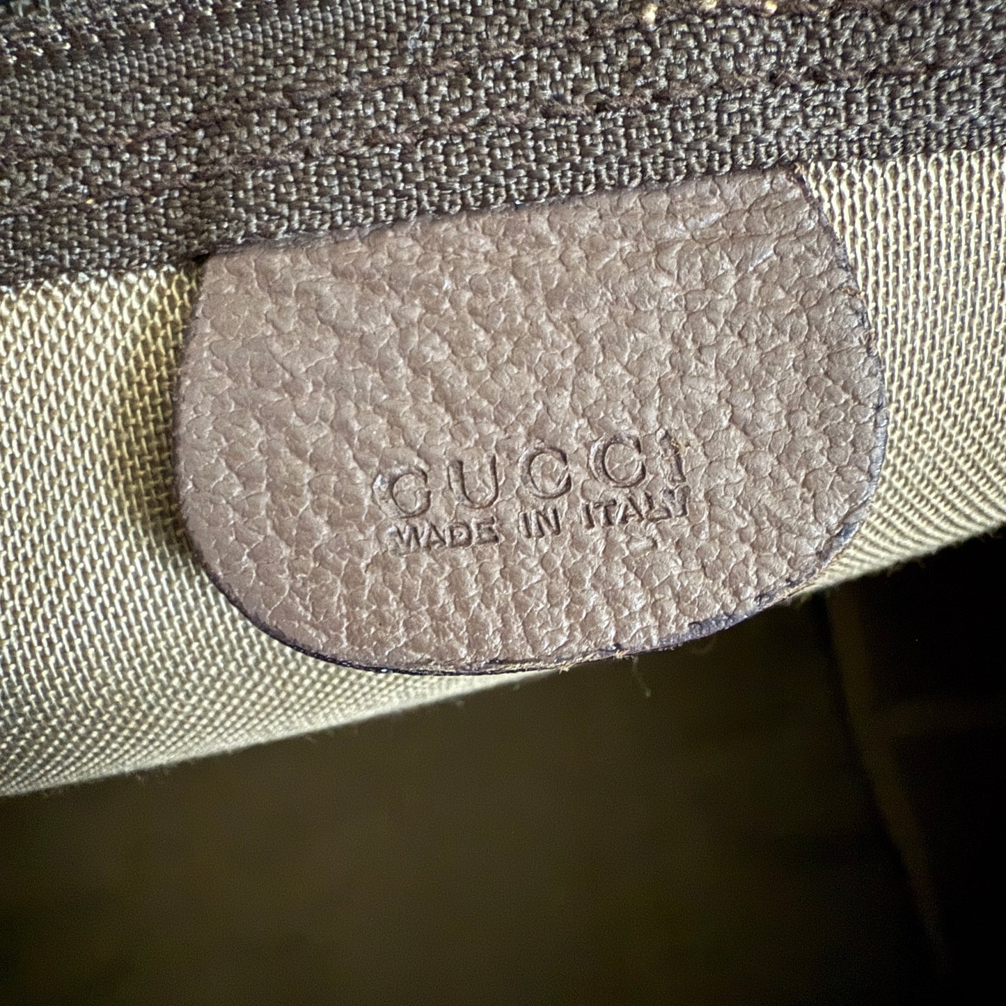 Gucci XL Sherry Line Tote Bag