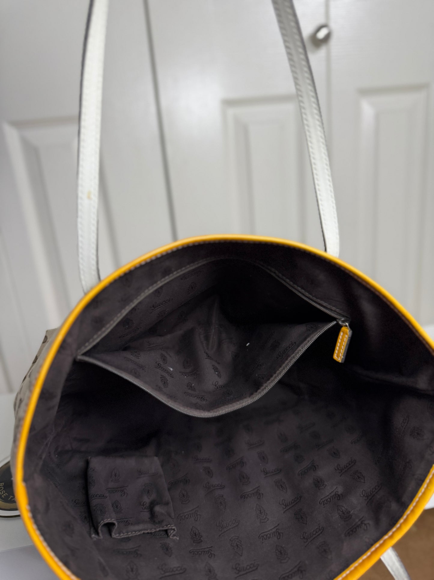 Gucci Sherry Line Canvas Tote Bag, Small