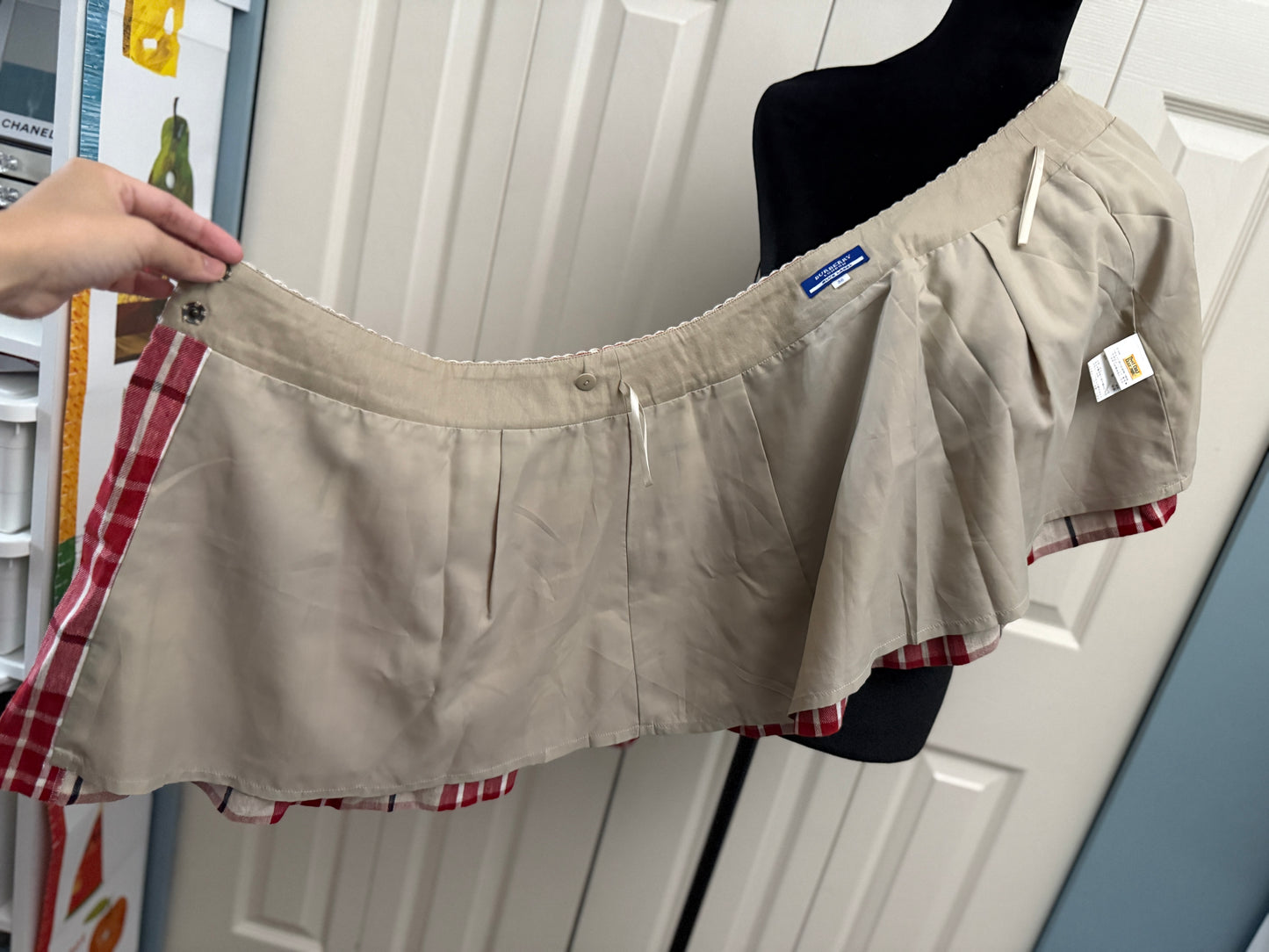 Burberry Blue Label Plaid Skirt