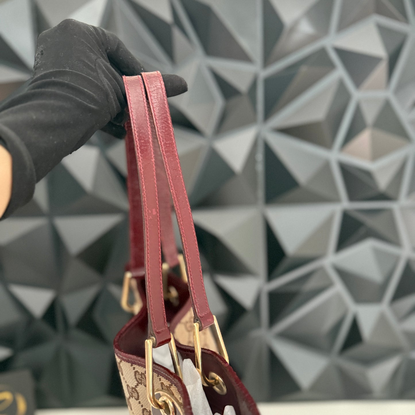 Gucci Canvas Eclipse Tote Bag