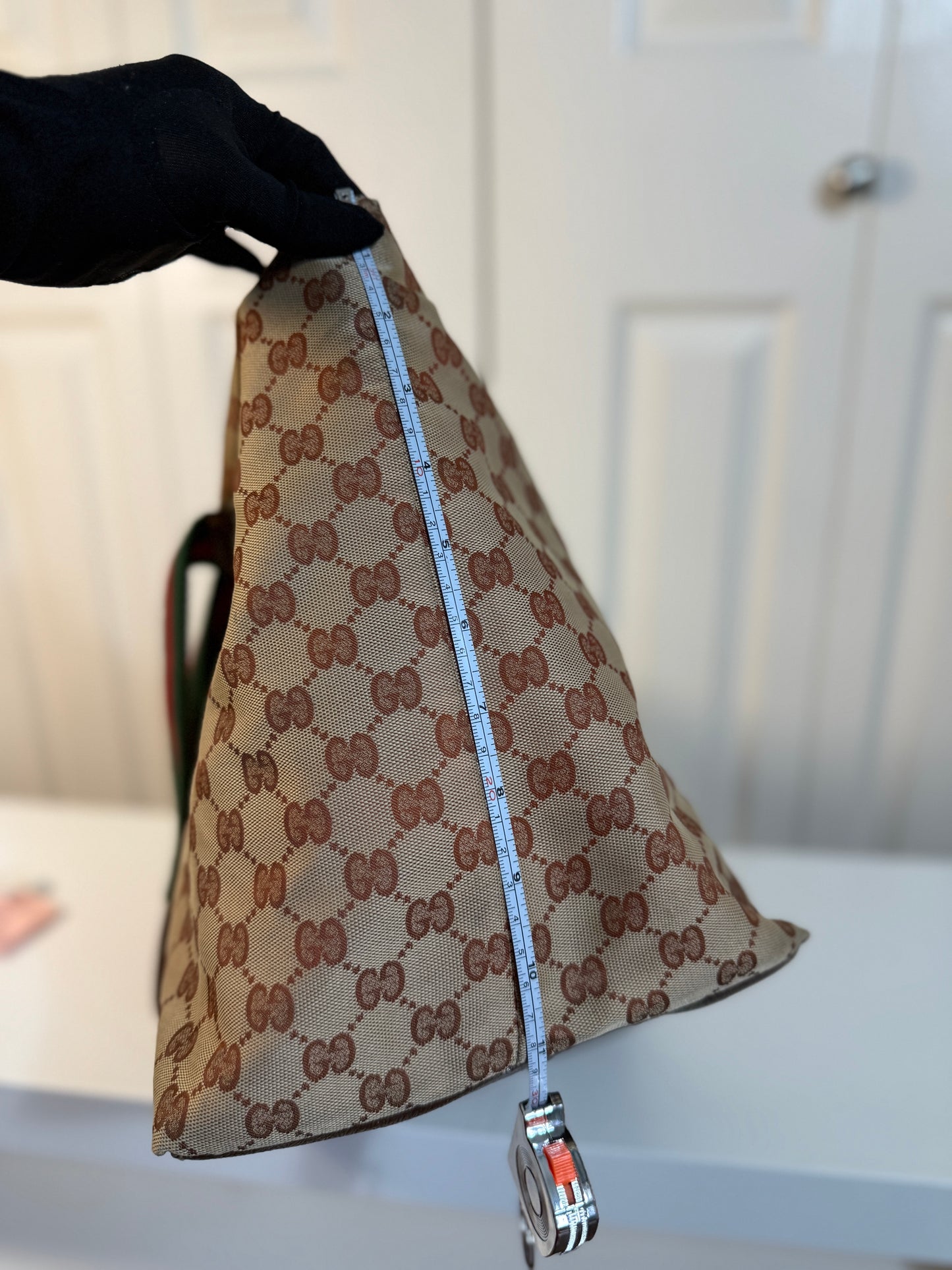Gucci Sherry Line Canvas Tote