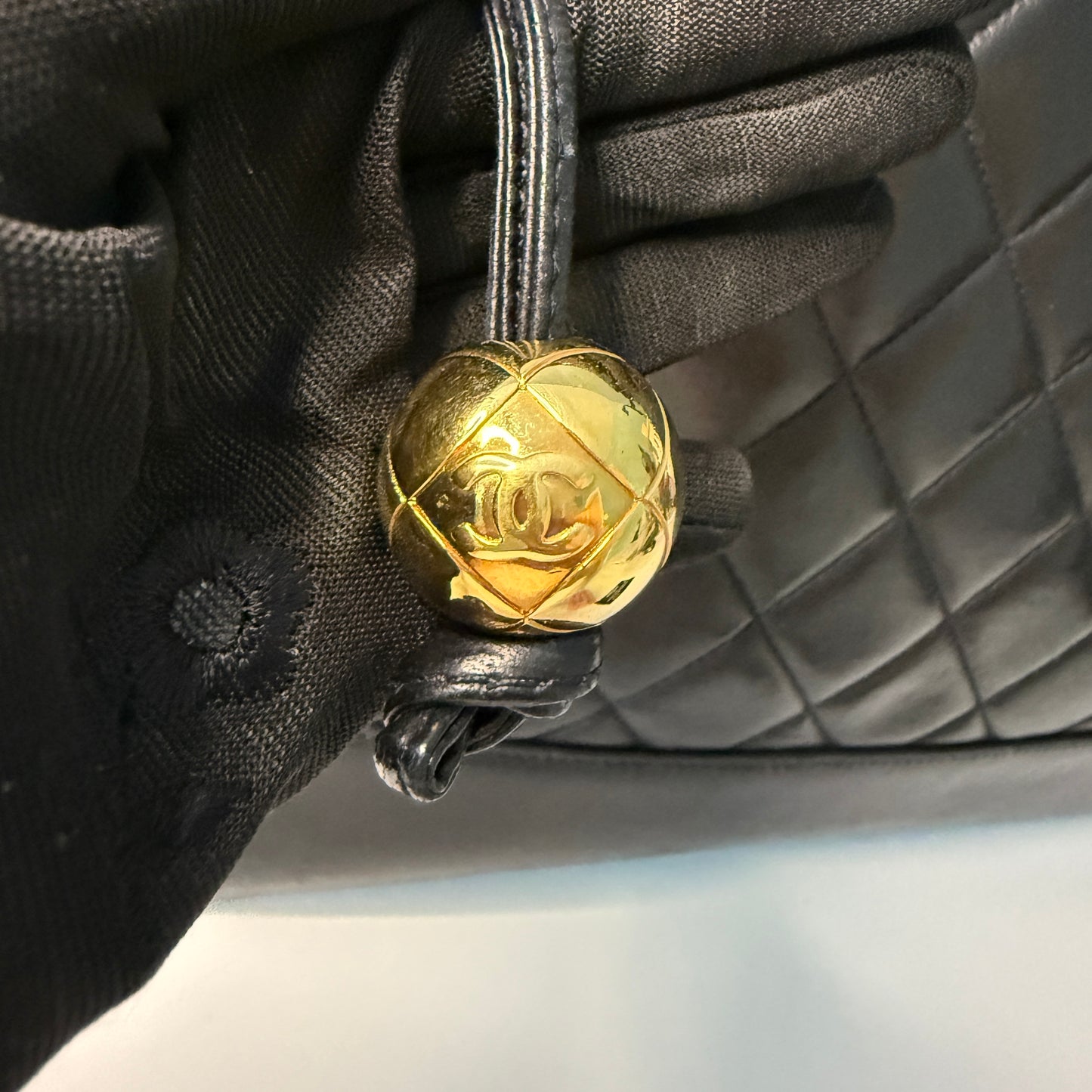 Chanel Lambskin Quilted Shoulder Bag