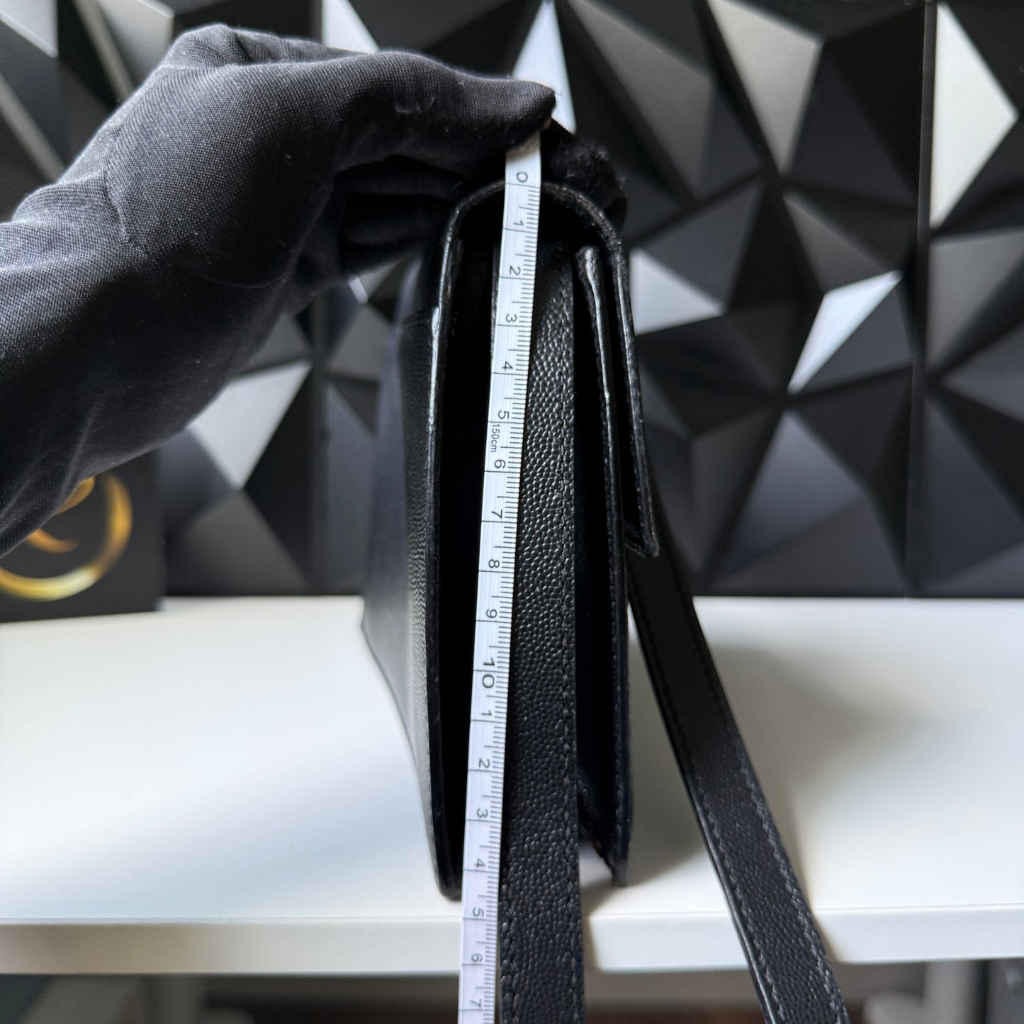 Vintage Celine Black Leather Bag