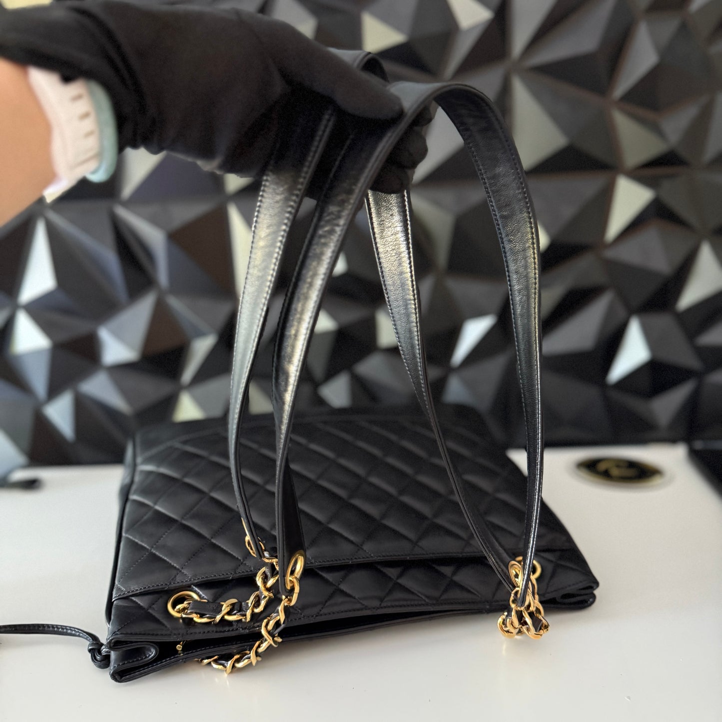 Chanel Lambskin Quilted Shoulder Bag