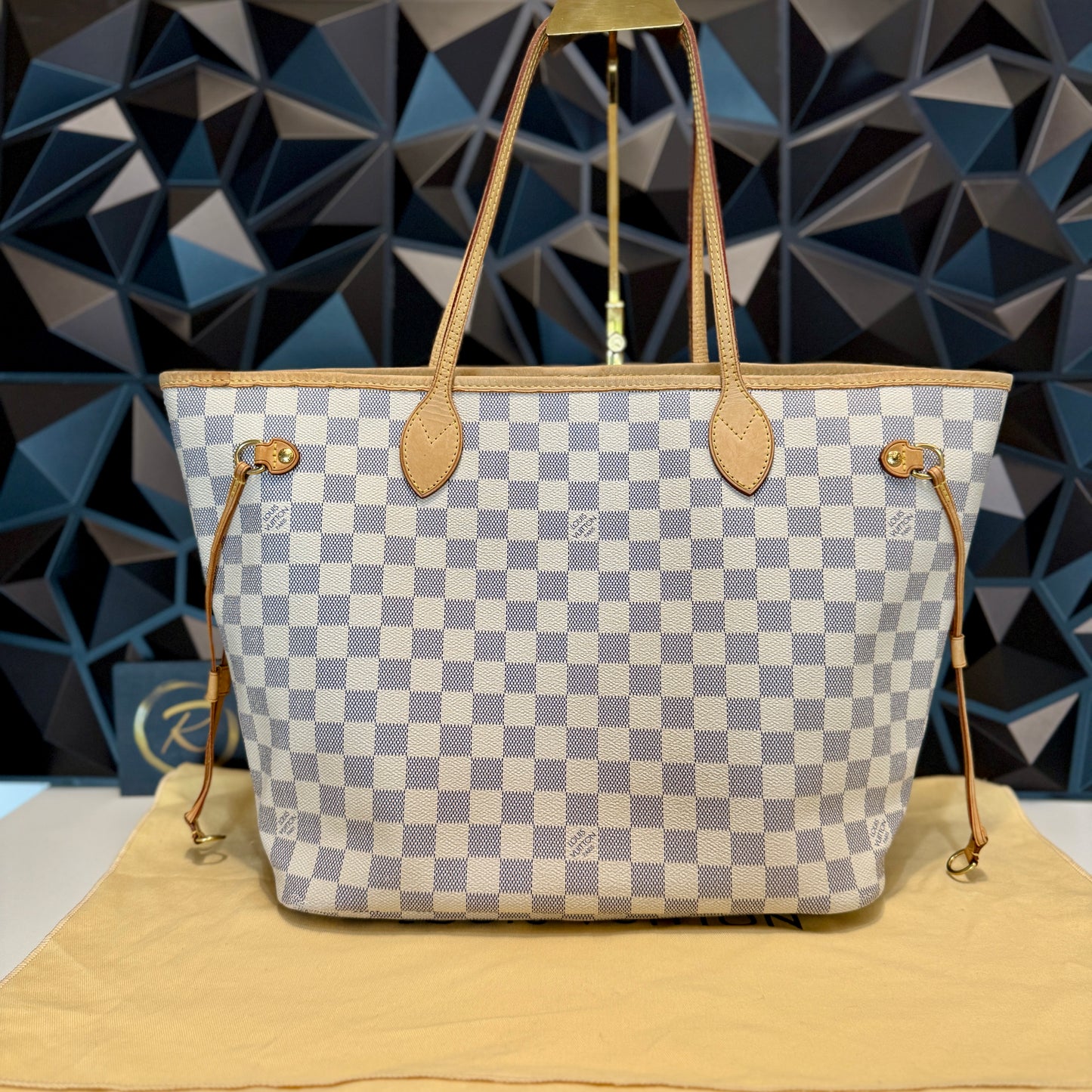 Louis Vuitton Neverfull MM Damier Azur