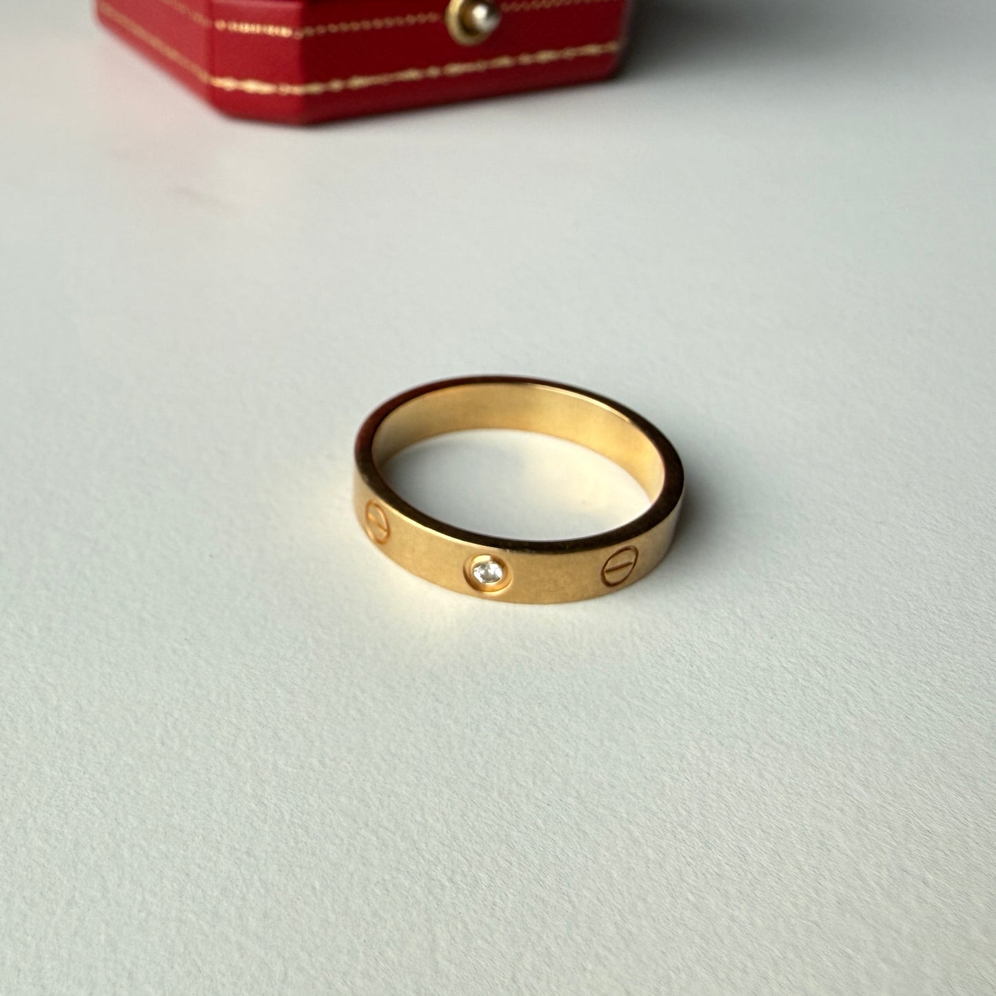 Cartier LOVE Ring, Small model, 1P Diamond