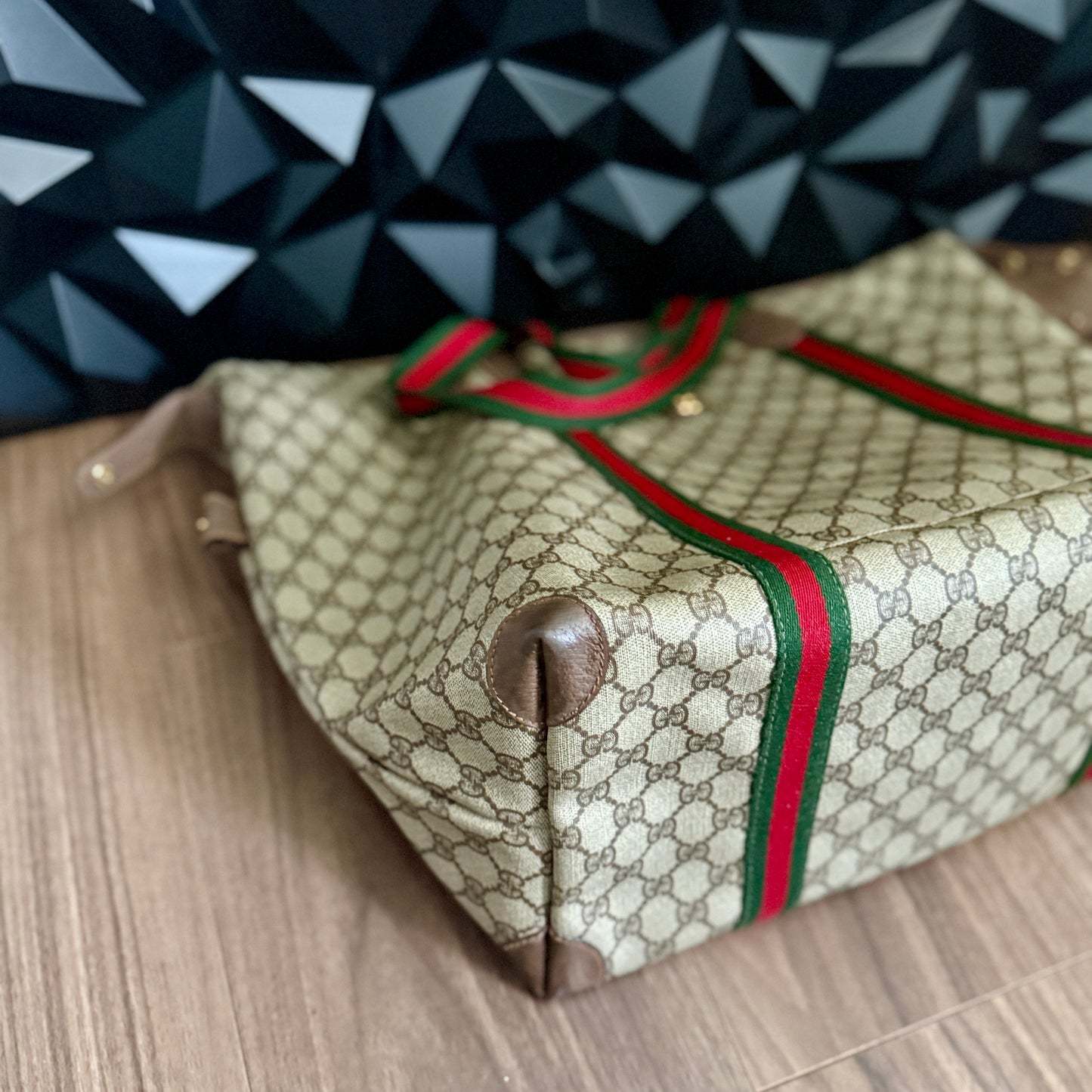 Gucci XL Sherry Line Tote Bag