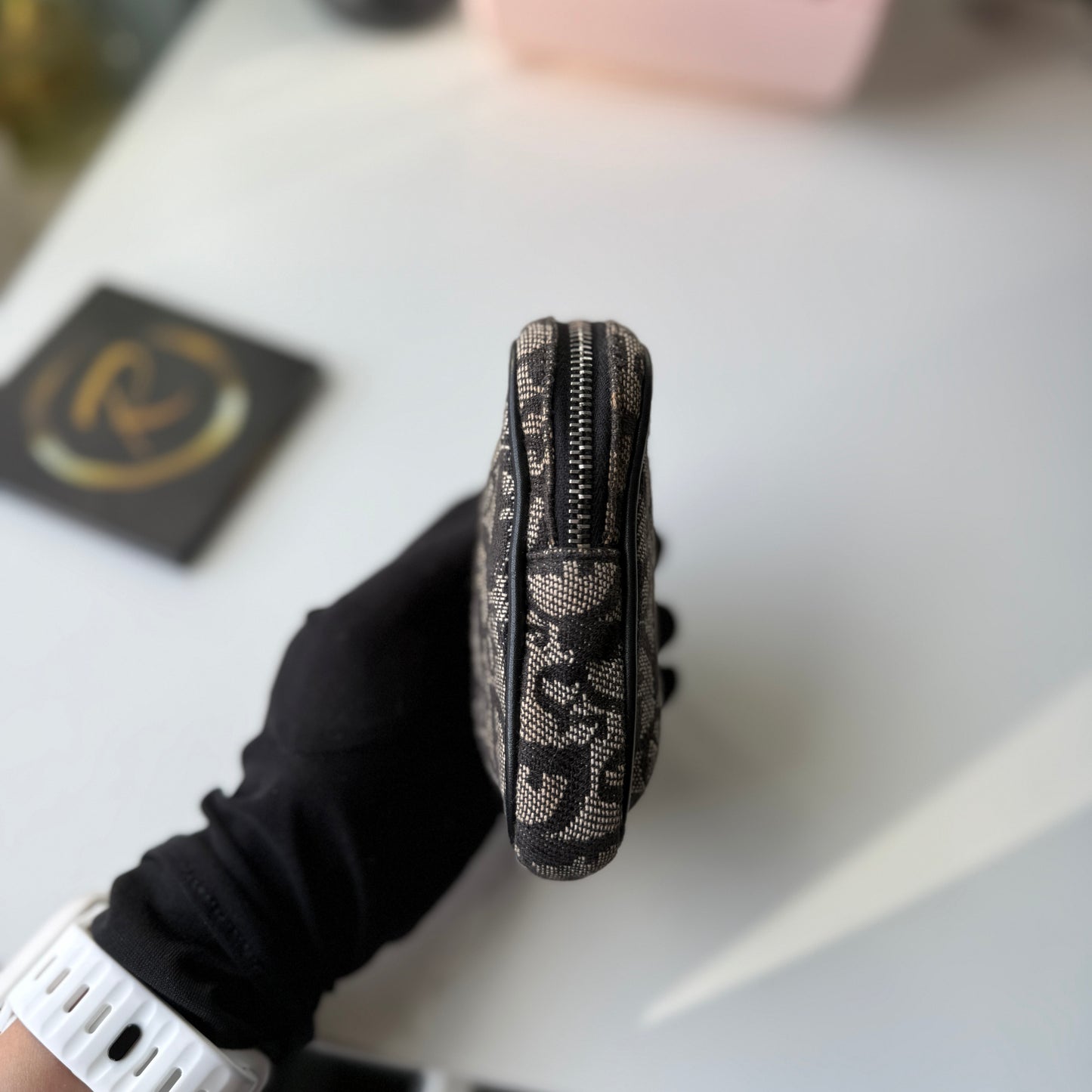 Vintage Dior Trotter Pouch