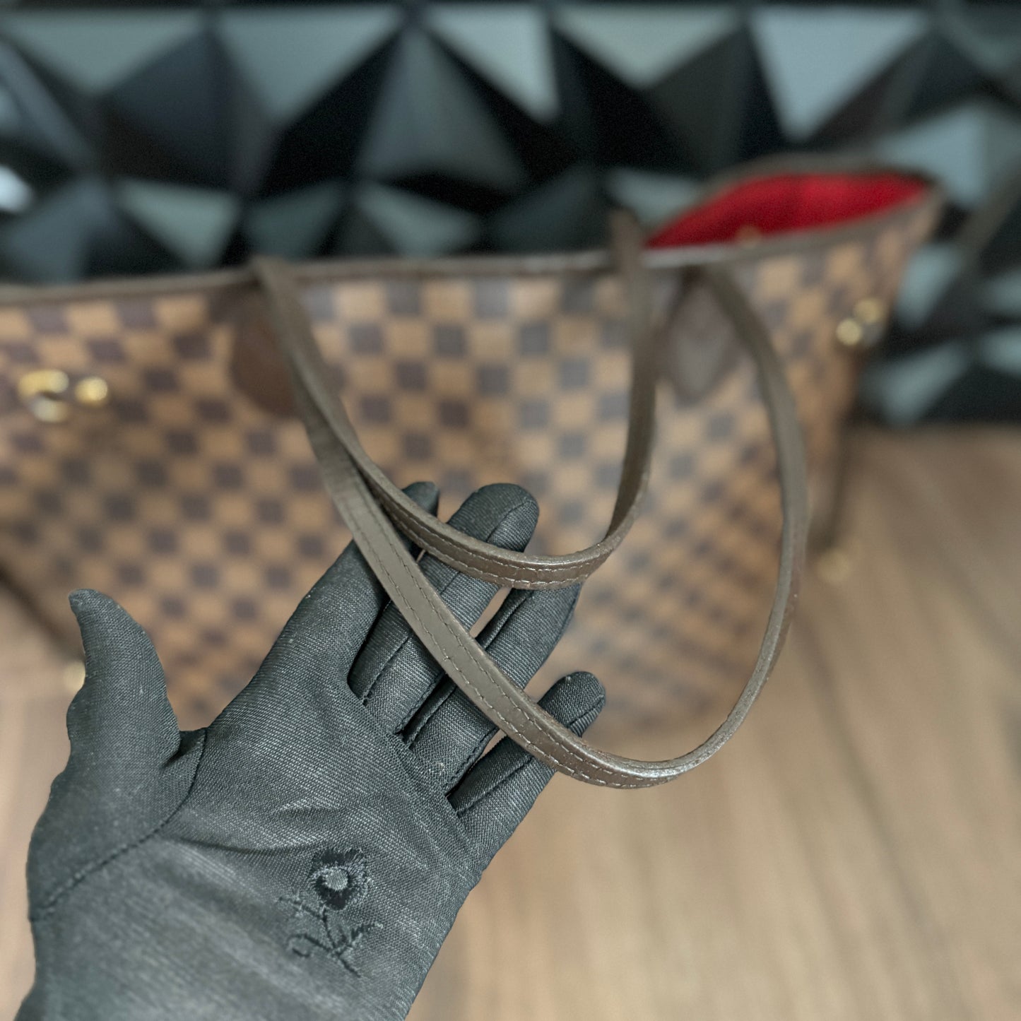 Louis Vuitton Neverfull MM, Damier Ebene