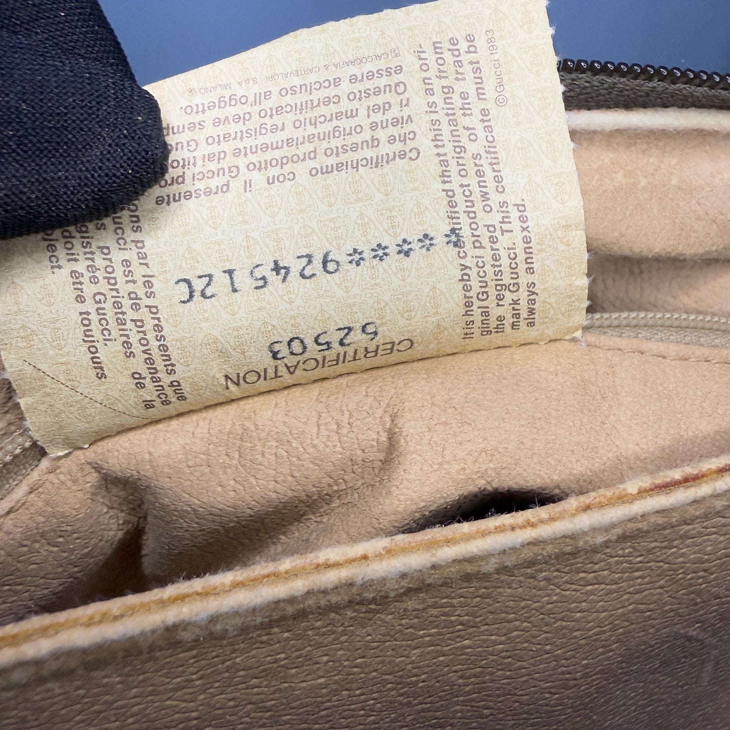 Gucci Sherry Line Handbag