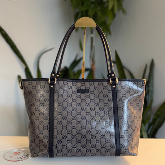 Gucci Crystal & Black Tote