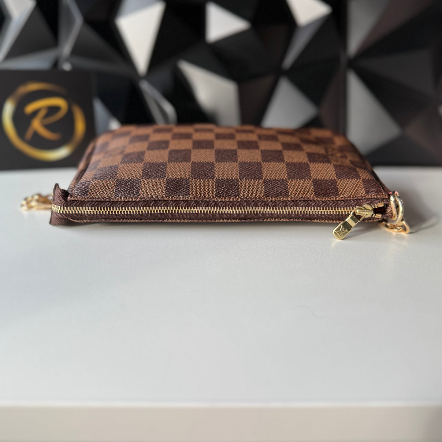 Louis Vuitton Pochette Accessoires, Damier Ebene