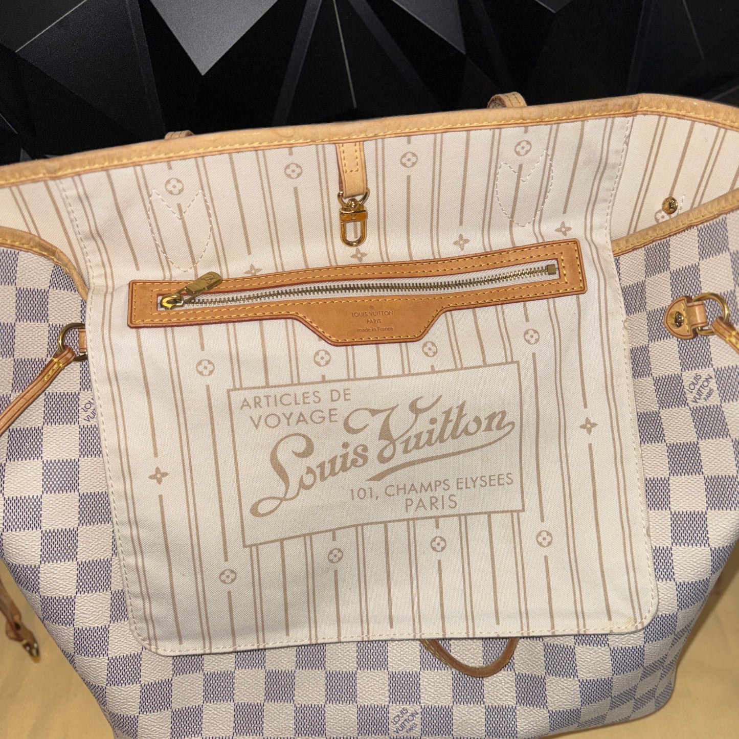 Louis Vuitton Neverfull MM Damier Azur