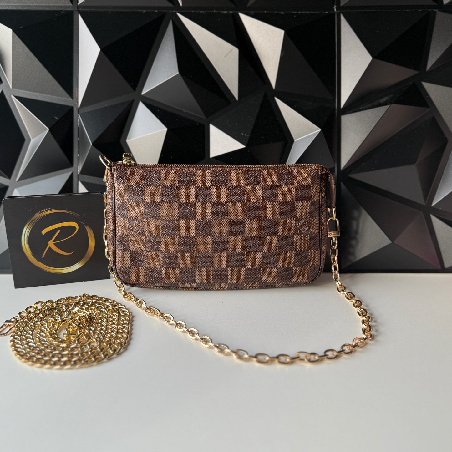 Louis Vuitton Pochette Accessoires, Damier Ebene