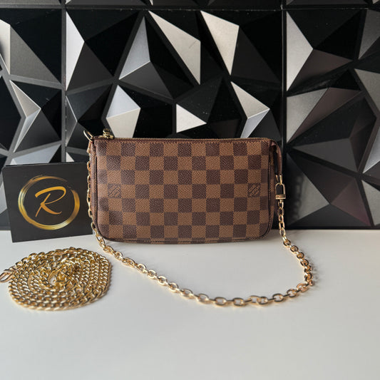 Louis Vuitton Pochette Accessoires, Damier Ebene