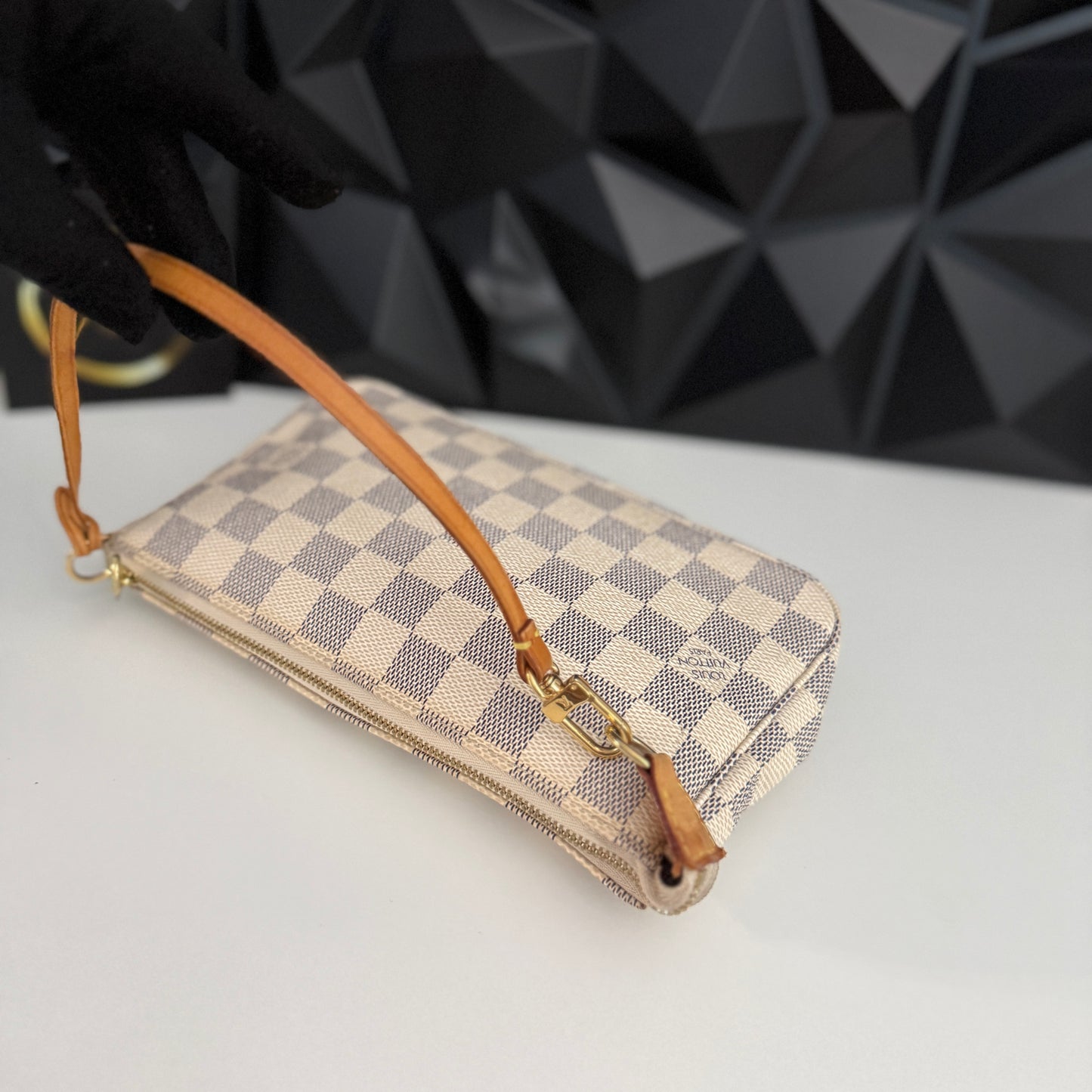 Louis Vuitton Pochette Accessoires, Damier Azur
