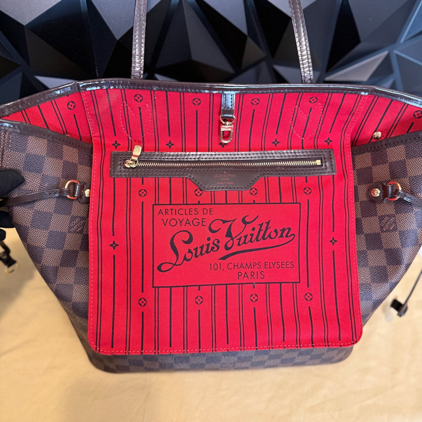 Louis Vuitton Neverfull MM Damier Ebene