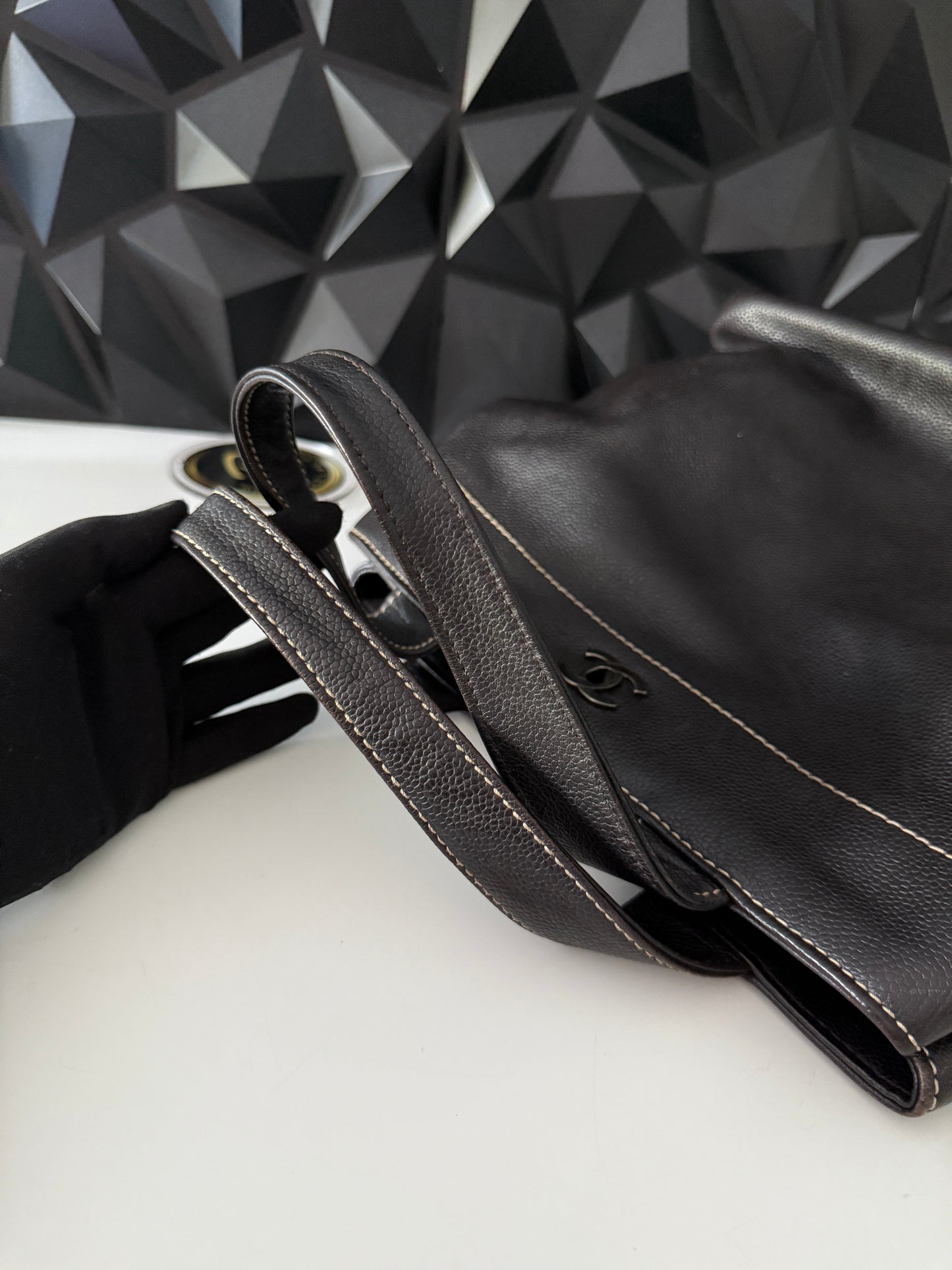 Chanel Caviar Leather 2-way Tote