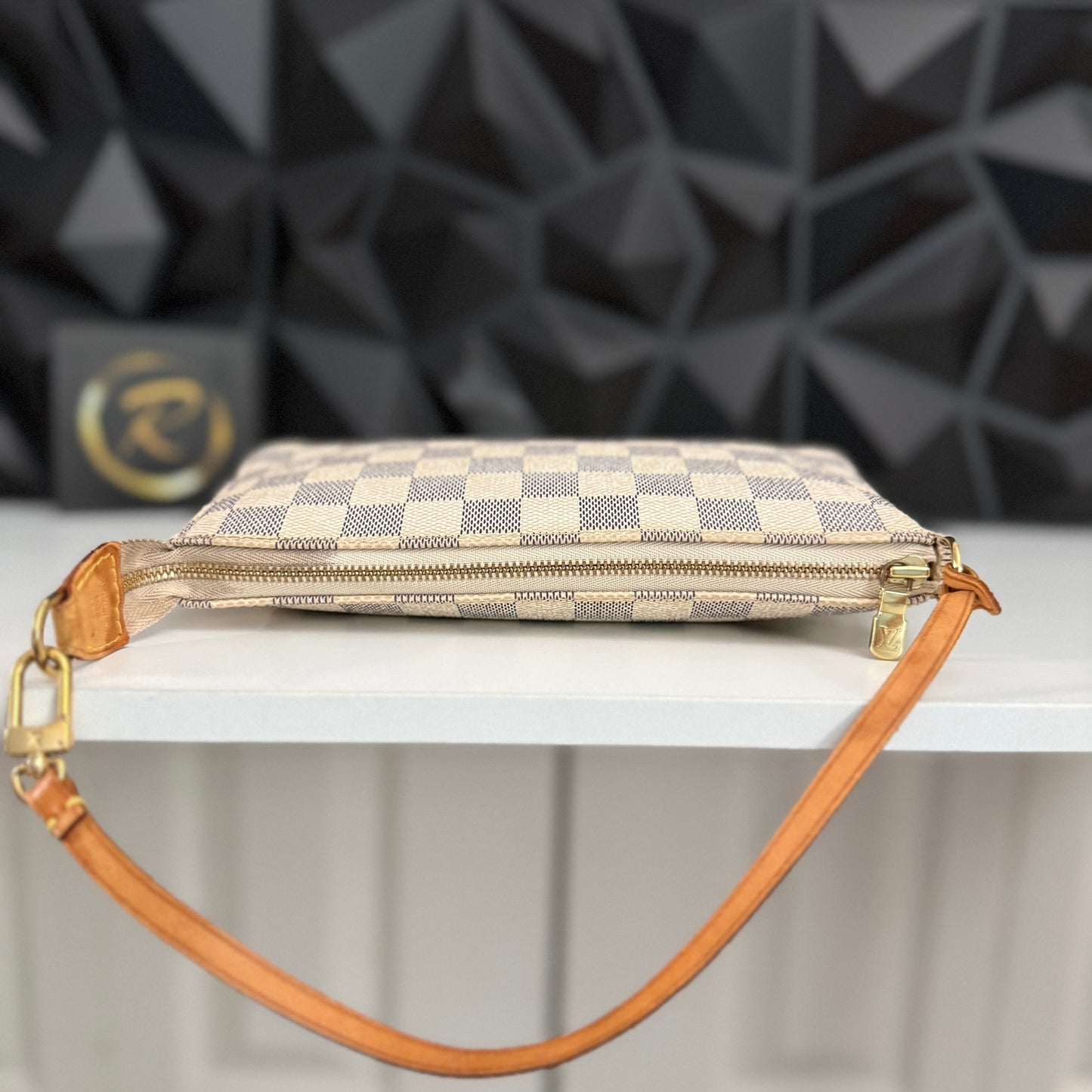 Louis Vuitton Pochette Accessoires, Damier Azur