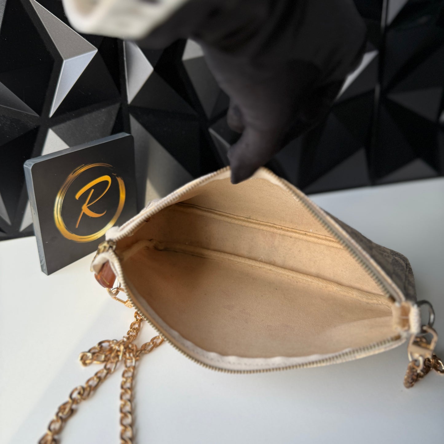 Louis Vuitton Pochette Accessoires, Damier Azur