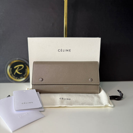 Celine Leather Continental Wallet
