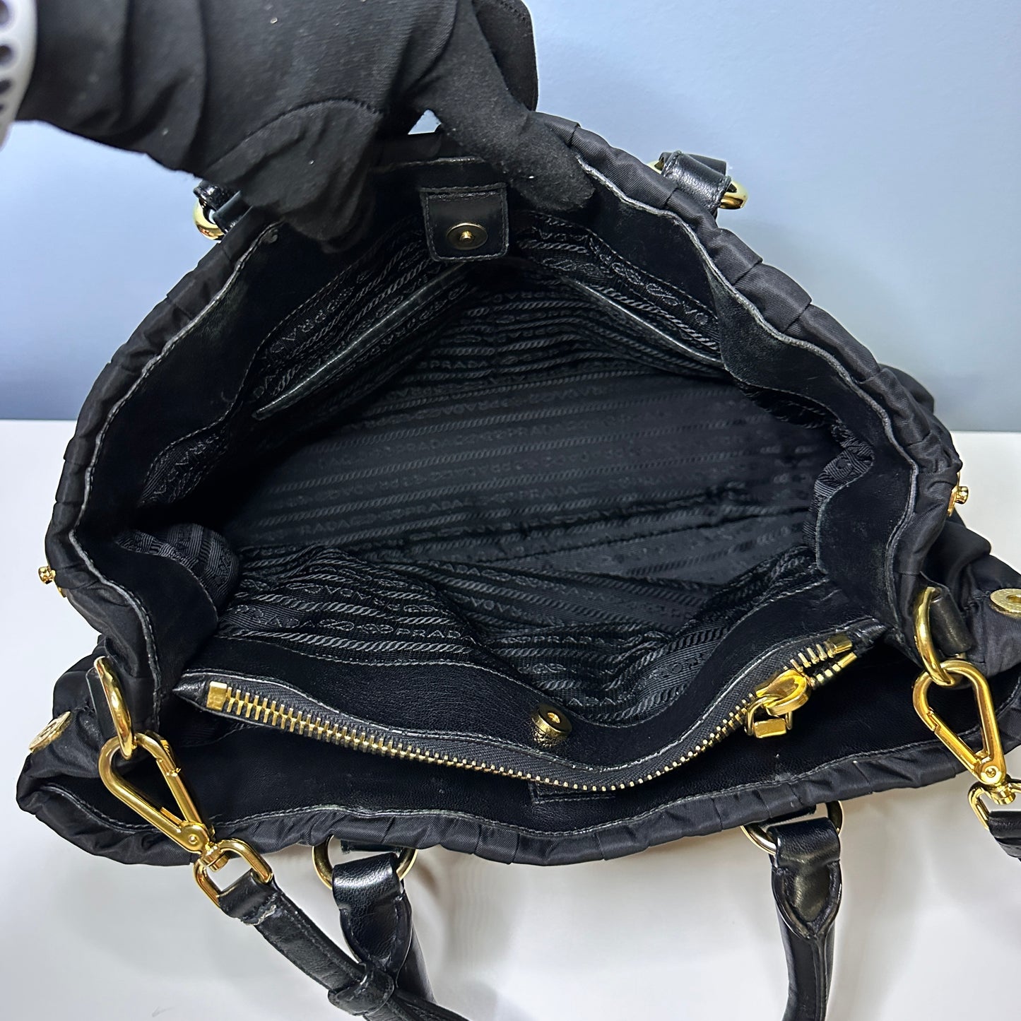 Prada Tessuto Nylon Gaufre 2-way