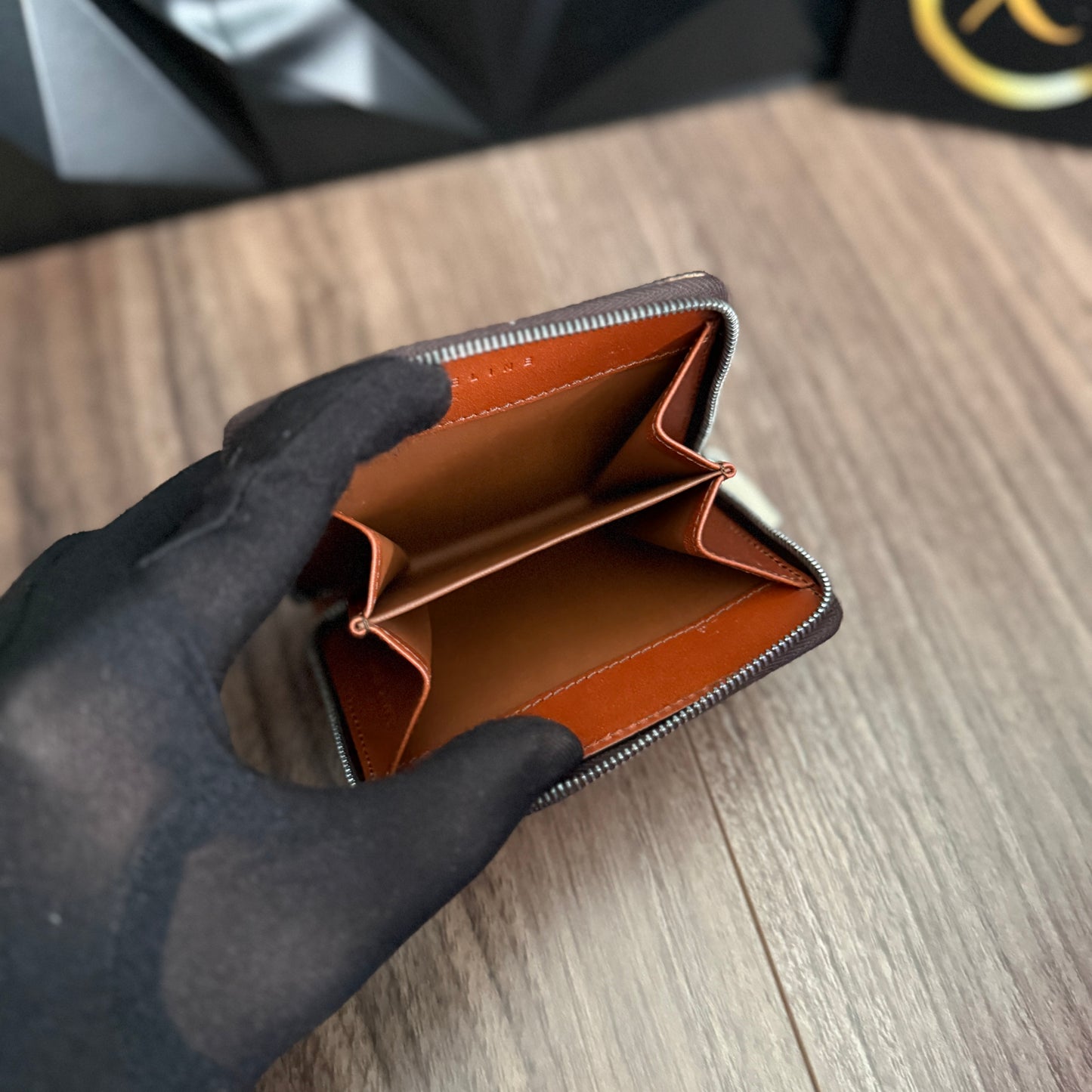 Celine Macadam Small Coin & Card Holder