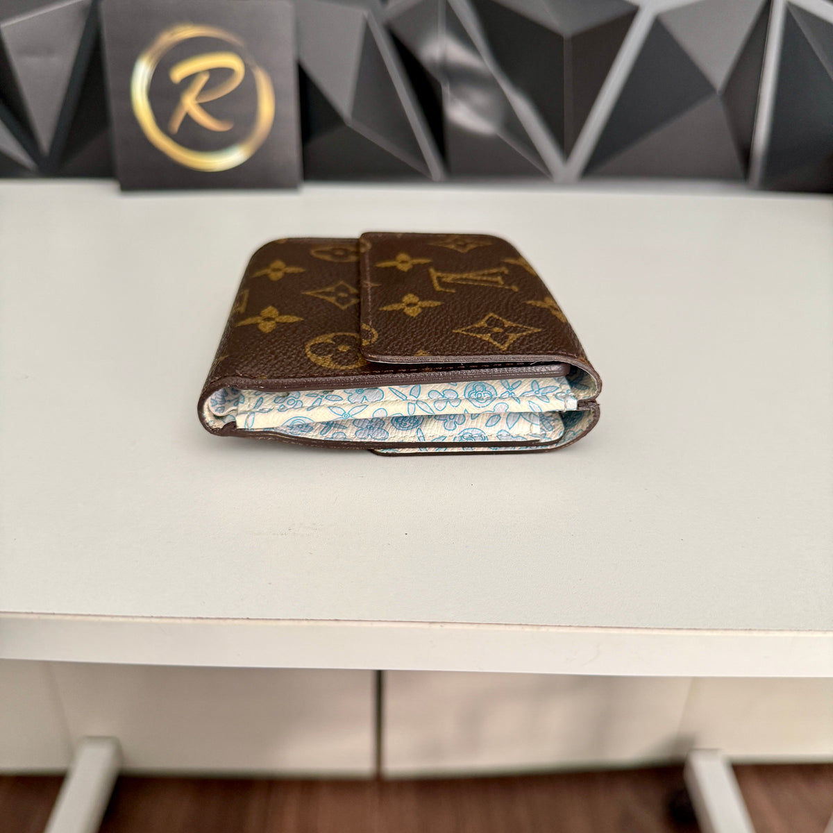 Limited Edition Louis Vuitton Fleuri Collection Elise Compact Wallet