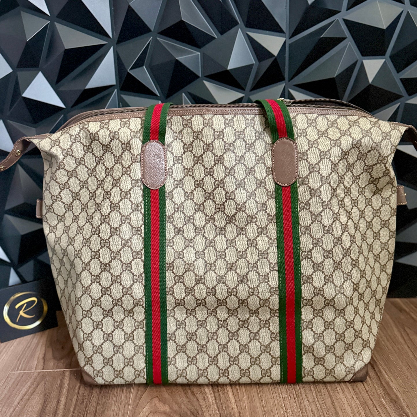 Gucci XL Sherry Line Tote Bag