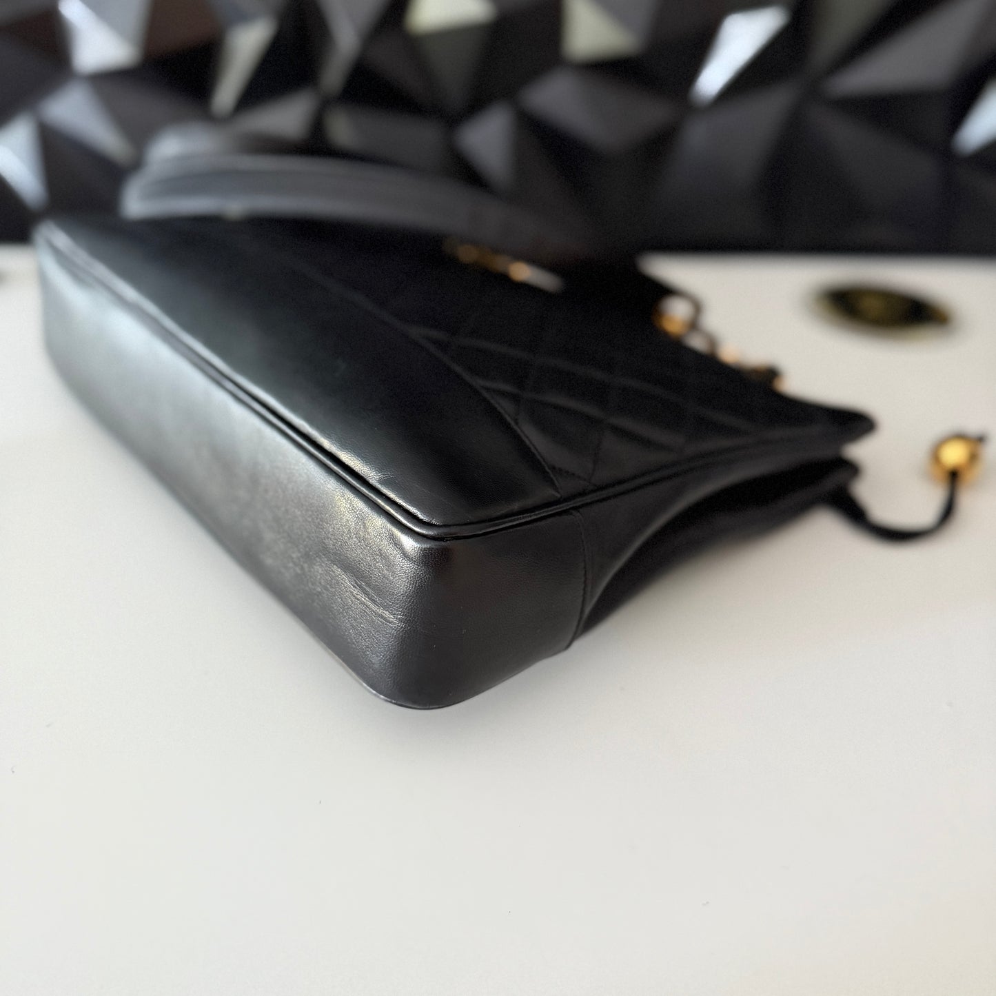 Chanel Lambskin Quilted Shoulder Bag