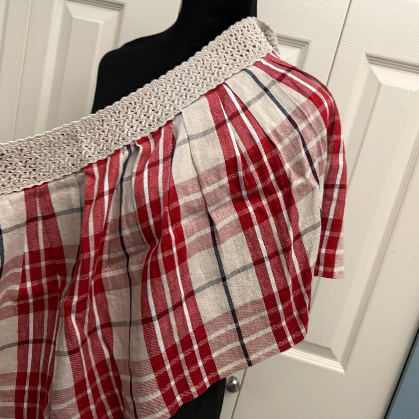 Burberry Blue Label Plaid Skirt