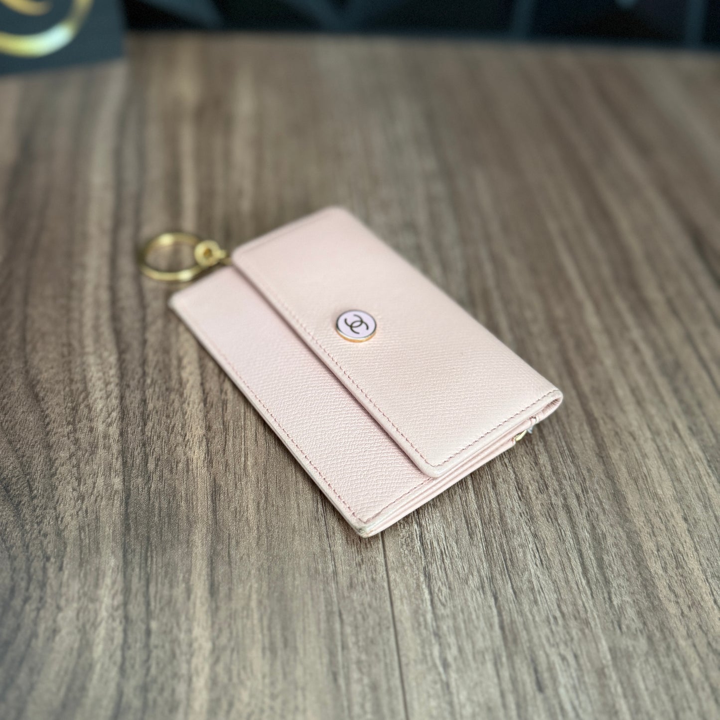 Chanel Coco Button Coin / Card / Key Cles