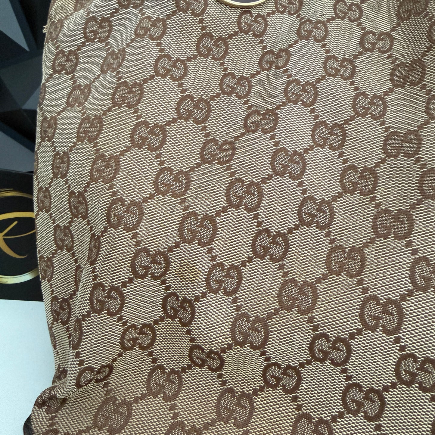 Gucci Canvas Eclipse Tote Bag