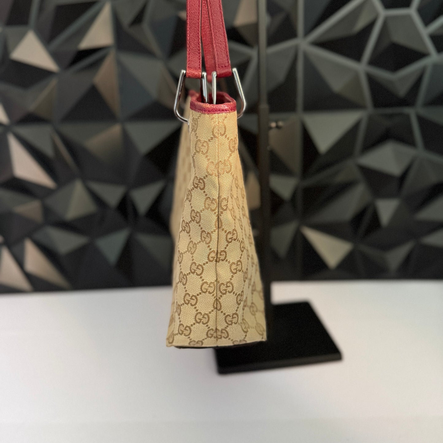 Gucci Canvas Eclipse Tote / Shoulder Bag