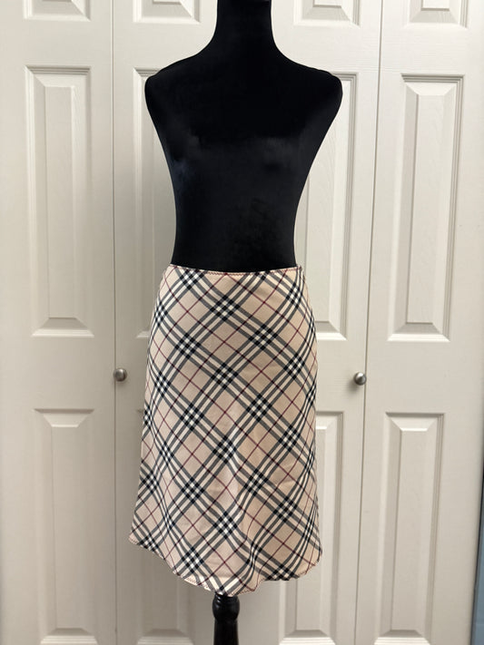 Burberry Blue Label Plaid Skirt