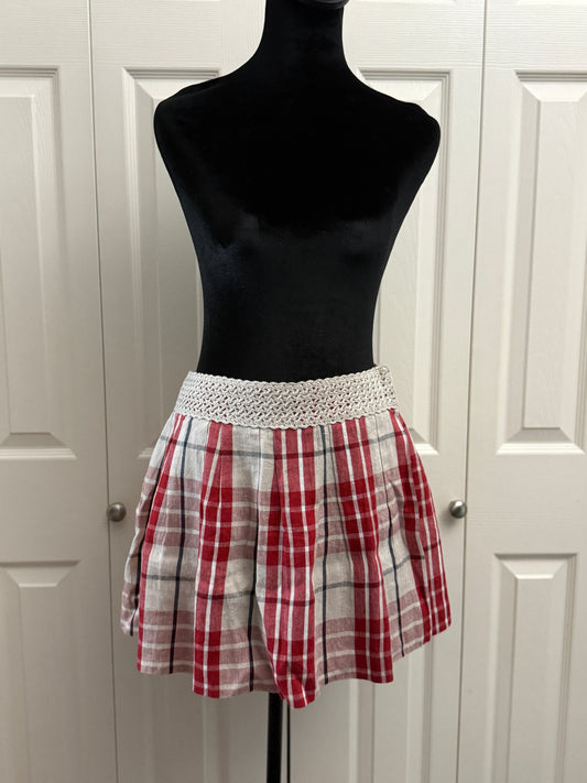 Burberry Blue Label Plaid Skirt