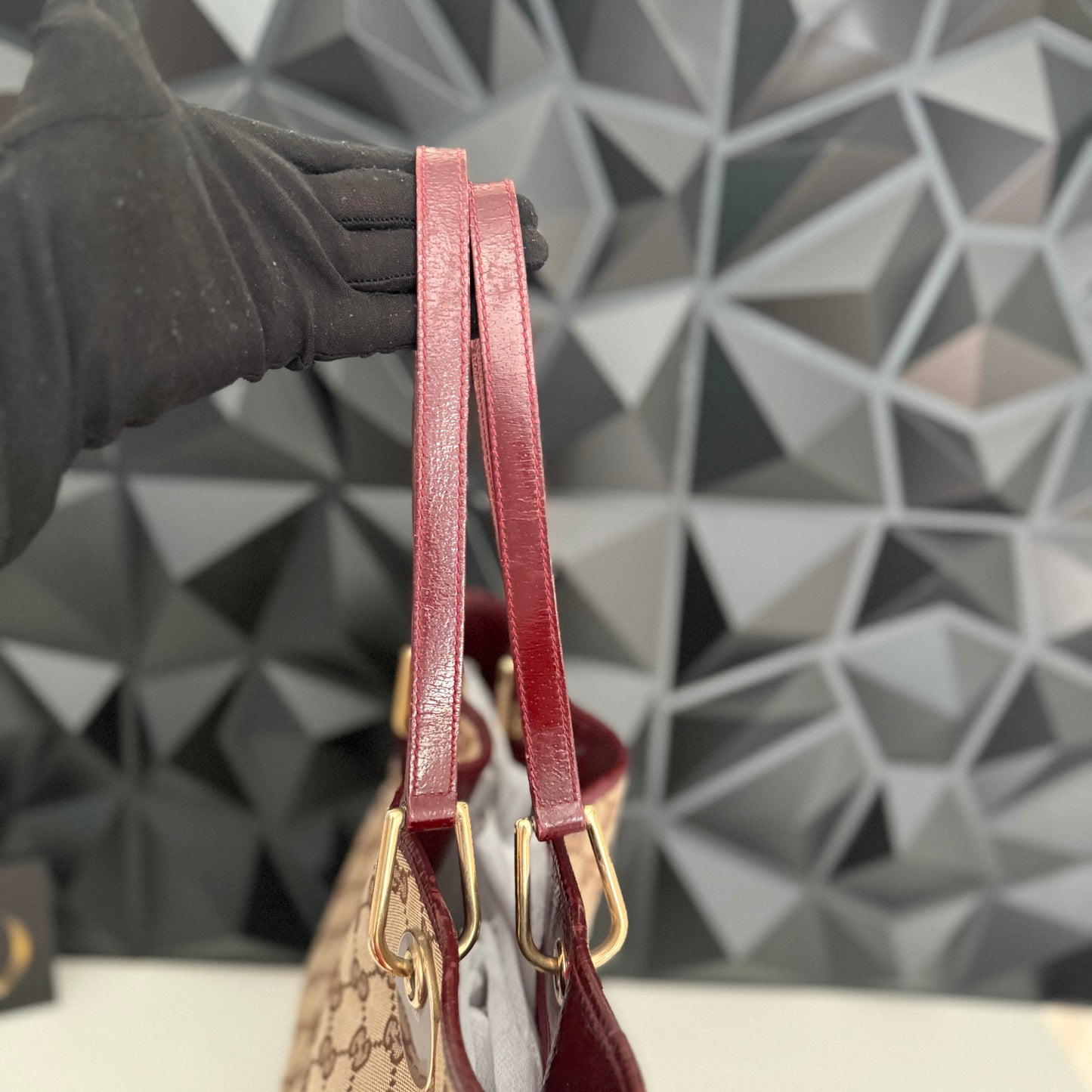 Gucci Canvas Eclipse Tote Bag