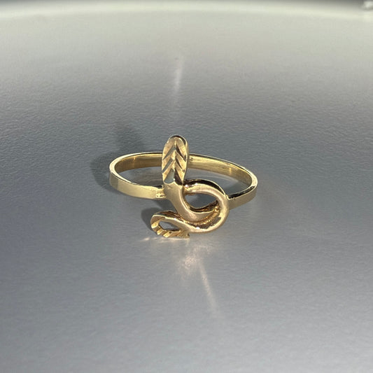 10k Snake Gold Ring