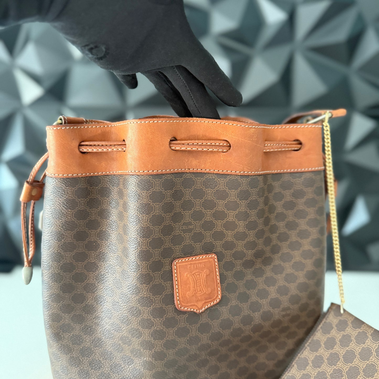 Celine Bucket Bag with pouch